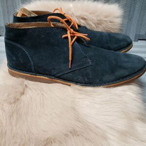Clarks Blue Suede chucka Men's Shoe